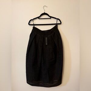 tibi Elegant Black Skirt